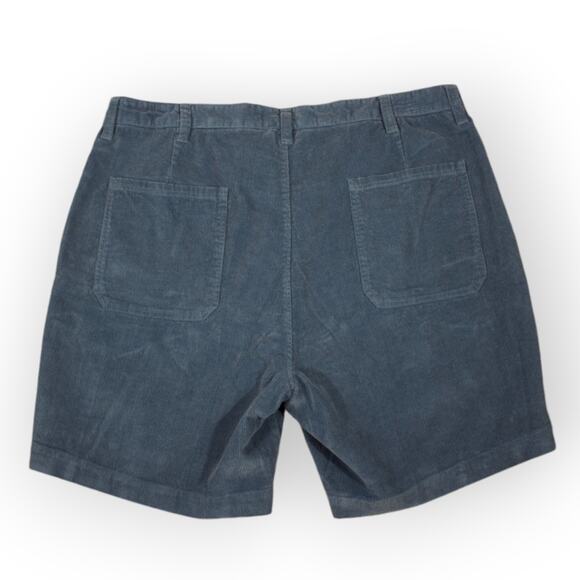 BOAST USA Mens 36 Patch Pocket Corduroy Short Blue NWT 7.5" Inseam - Picture 10 of 10